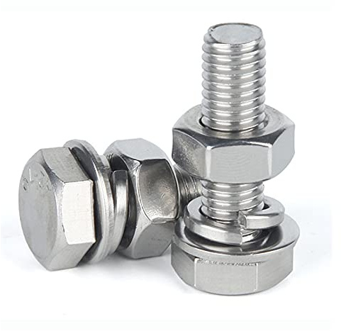 Boulon à vis hexagonale extérieure en acier inoxydable 304 avec écrou de laveuse Vis hexagonales externes Ensemble de 4 boulons M12 M14 DUO ER (Size : M14x40 1set)