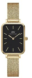 Daniel Wellington Quadro klocka guld rostfritt stål (316L), Svart, 20x26mm, DW00100557