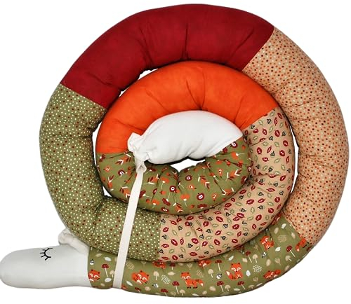 Bettschnecke/Bettschlange XXL (Motiv Schneckchen) Länge 250cm ** personalisierbar**Seitenschläferkissen