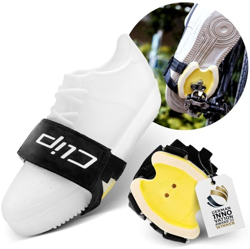 ClipClap® Clix-Adapter EXPLORE schwarz | Klickschuh-Alternative für Gravel, MTB, Trekking | Fahrrad Zubehör | Kompatibel mit Shimano SPD Cleats | für Klickpedale & SPD Pedale | Adapterplatte | OneSize