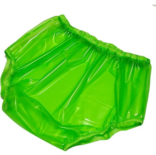 Adult Plastic Pants & PVC Diaper Covers - Incontinence Waterproof Underwear for Women/Men (S-XXXL) | Clear Pull-On Plastic Panties Over Cloth Diapers | Soft Unisex Leakproof Protection