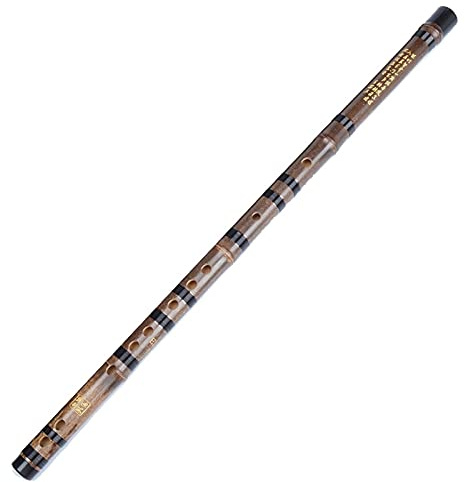 dizi DIZI Black Bambus Professionelle Spielen Flöte Für Erwachsene Kinder Anfänger, Querflöte Nationales Musikinstrument Bambusflöten(F)