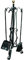 Crisalide® Set Attrezzi Camino in Ferro Battuto, 4 Pezzi - Elegante e Robusto, Strumenti per Caminetti, Pulizia Caminetti (70 CM)
