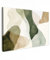 MuchoWow© Impression sur Toile Decoration Murale Peinture 120x80 cm Tableaux Decoratifs Muraux Déco Chambre Tableau Salon Japandi - Abstrait - Vert