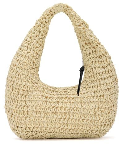 OPLERT Sacs à main en paille pour les femmes Sacs de vacances en raphia pour la plage de l'été