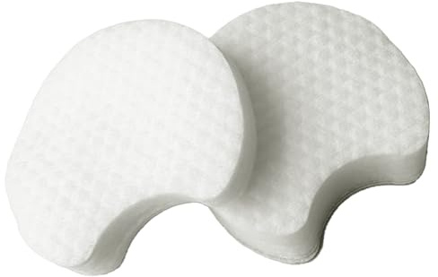 Almohadillas quitamaquillaje - Redondas de algodón reutilizables, almohadillas de limpieza facial respetuosas con el medio ambiente | Toallitas de maquillaje, almohadillas faciales lavables
