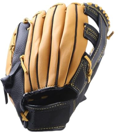 Sghtil Baseball-Handschuh für Erwachsene, weicher Baseball-Trainingshandschuh – Outfield Softball-Handschuhe aus Leder für Teenager und Erwachsene, Ballsport-Trainingshandschuhe