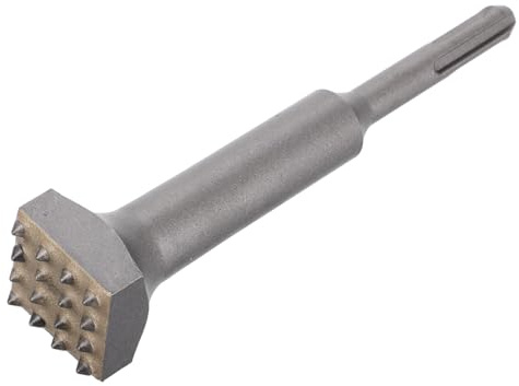 SOPOTUTU Martello Scalpellatore Elettrico per Muro Estremità a Percussione 16 Denti in Acciaio per Riparazione Calcestruzzo e Irruvidire Superfici, Utensile a Scalpello per Cemento