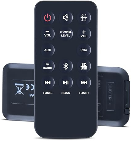 Snrigw RI0004 Ersatzfernbedienung passend für Logitech LOGI Z606 Z607 5.1 Surround-Sound-Lautsprechersystem