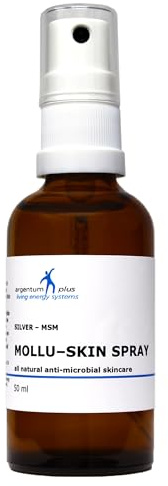 argentum plus Silver-MSM Mollu-Skin Spray, 50 ml | Natural, pain-free treatment with MicroSilver and MSM