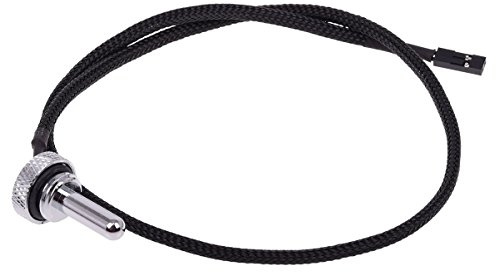 Alphacool Sensor Eiszapfen Temperatursensor Stecker G1/4, Chrom