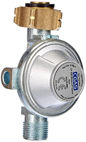 GLORIA Thermoflamm bio Détendeur gaz butane 13 kg | Réducteur de pression 4 bar, 8 kg/h | Accessoire officiel pour désherbeur thermique et chalumeau à gaz (version française)