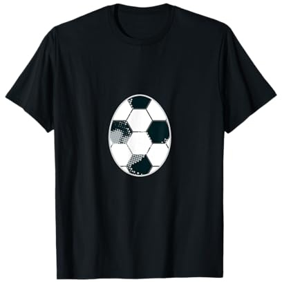 Oster T Shirt für Kinder I Fußball Ostern Osterei Osterfest T-Shirt