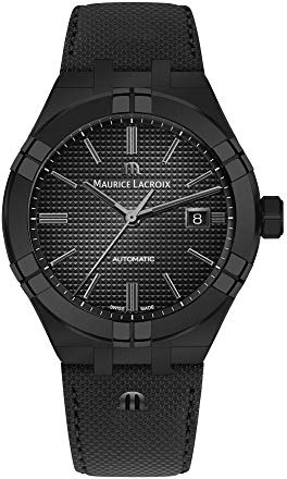 Maurice Lacroix Herrenuhr Aikon Automatic Full Black - AI6008-PVB01-330-1