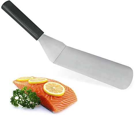 Metaltex 35cm Acero Inoxidable Espátula Barbacoa Lisa, Metal