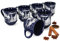 MamboCat Lot de 6 Tasses à vin Chaud 0,2 Bleu foncé Paysage de Noël Tasses à vin Chaud en Porcelaine Calibré pour Le marché de Noël - Usage Professionnel et gastronomique