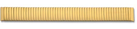 Ekavfall rostfritt st?l dragband flexband modell E 14 eller E24 18mm Goldfarben - Matt
