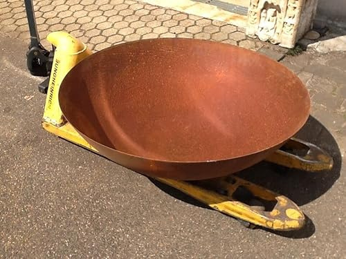 Edelrost Garten Feuerschale Pflanzschale Kerzen Rost Neu 120cm rund 2.2mm, T 35cm 21kg