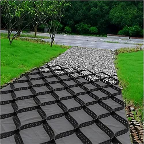 OKUOKA Lastra da Giardino Stabilizzatore de Ghiaia per Strade carrabili/muri di Sostegno/pendenze di Ghiaia, Gravel Ground Grid, Stabilizzatore di Granito permeabile a Nido d'Ape, Alta 5 cm