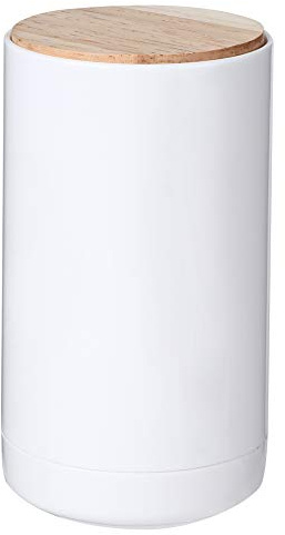 Porte-cure-dents Pop Up Distributeur Automatique de Cure-dents Porte-cure-dents en Bois Portable Presse Porte-cure-dents Boîte Distributeur Organisateur Conteneur de Coton-tige pour la Maison Cuisine