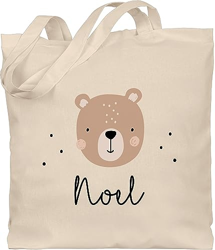 Geschenk mit Namen personalisiert by Shirtracer - Baumwolltasche - Süßer Bär I Bären I Bärenmotiv I Bear
