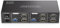 TJCXELE HDMI 4K60Hz KVM Switch 2 PC 2 Monitores Para 2-Ordenadores que comparten 4 Periféricos USB 3.0 y Soporta el Modo Copy&Extend con USB Cable