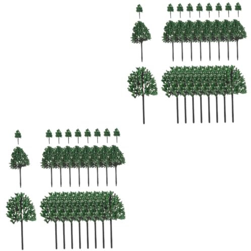 HOODANCOS 48stücke Miniaturbaum Für Landschafts Und Modellbau Realistische Bäume Für Mikrolandschaften Sandtisch-Dekoration Und Architekturmodelle Aus Strapazierfähigem Einfach Zu