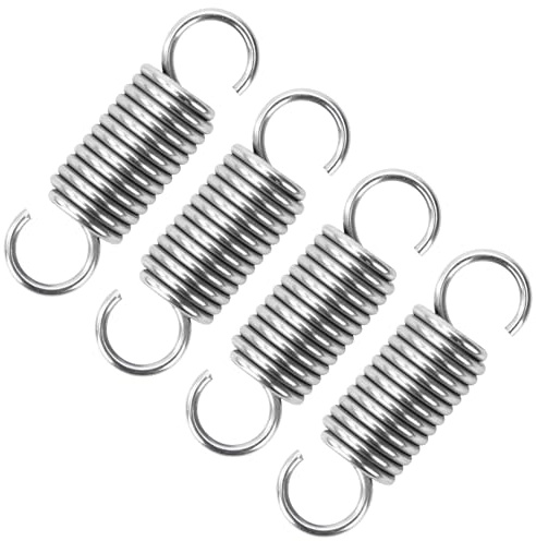 GUNGY Zugfedern mit Haken Edelstahl Zugfeder Spannfeder 40mm Außendurchmesser 12mm Drahtdurchmesser 1,6 mm Maximale Zugkraft 6,41kg 1,6x12x40mm 4 Stück