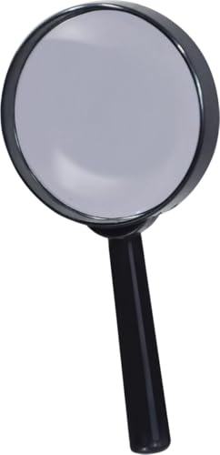 *** Lupe – Profi – 8-fache Vergrößerung – Insektenlupe – 175 x 75 mm – Schwarz – 75 mm – Leselupe für Kinder – von Heble® ***