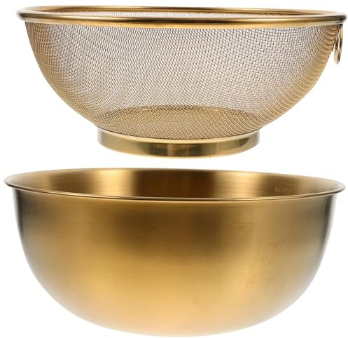 Ciieeo Passoire à Riz Avec Bol De Lavage Passoire à Mailles Fines Pour Cuisine Légumes Et Fruits Égouttoir Pratique
