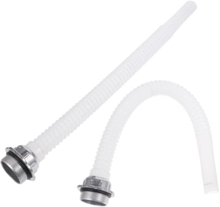 Gatuida 2pcs Multi-compatibility Fuel Transfer Tube Plastic Oil Transfer Tubes Spout for Gasoline Oil Drums Car Fuel Hose Fitting