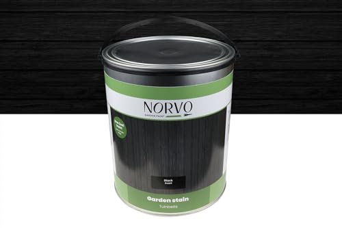 Wovar Norvo - Schwarze Holzlasur 2.5 Liter - Holzschutz-Lack