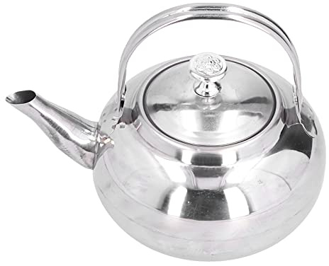 Tea tè in Acciaio Inossidabile tè a capacità di Grande capacità per Pentola a Induzione a Gas con Colino da Rimovibile Adatto a Foglia Sciolte o Bustine di a Prova di Insetto Rapido a Prova di