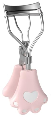 LOORGVEL Rizador de Pestañas Rosa para Uso Diario Diseño Multifuncional y Material de Acero Inoxidable y Abs, Herramienta Práctica para Mujeres