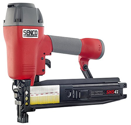 SENCO 3L0003N Pneumatic Construction Stapler, 16 Gauge, 7/16 inch Crown, 2 Inch Length, Model: SNS41