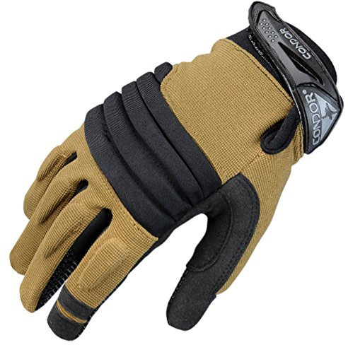 CONDOR 226-003 STRYKER Padded Knuckle Glove Coyote Tan M
