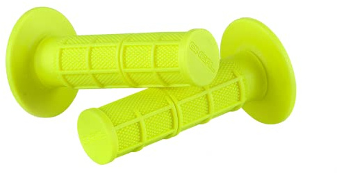 O'NEAL | Motocross-Griffe | Motorrad Enduro | Griffgummis mit halbseitiger Waffelstruktur, Härtegrad Medium | MX Grip Waffle Neon Yellow | Gelb | One Size
