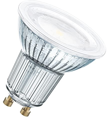OSRAM Dimmbare PAR16 LED Reflektorlampe mit GU10 Sockel, Warmweiss (2700K), Glas Spot, 7.9W, , LED SUPERSTAR PAR16 [Energieklasse G], 650 lm, Warmweiß