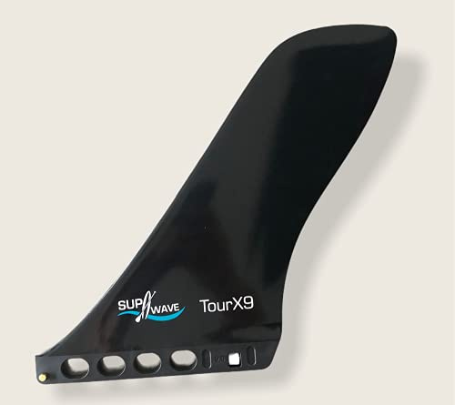 SUPwave Finne TourX9, 9.0 Click in Fin pour boîte US de rechange pour longboard/SUP / Stand Up Paddleboard