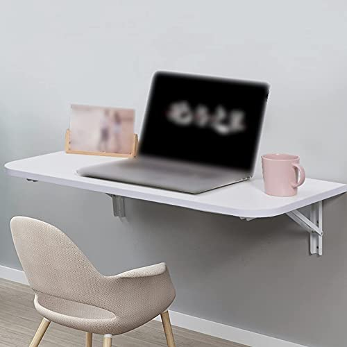 GXJBGYUSFT Wandtisch, multifunktionaler, klappbarer Wandtisch, langlebiger Stehtisch zur Wandmontage, Laptop-Schreibtisch aus Holz, Esstisch, Arbeitstisch, umweltfreundlich, platzsparend