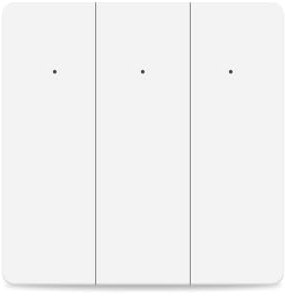 Interruptor inteligente WiFi Matter, interruptor de luz con pulsador EU con integración perfecta para Google Home y SmartThings, con control por voz, APP y manual, requiere cable neutro (1 Gang)