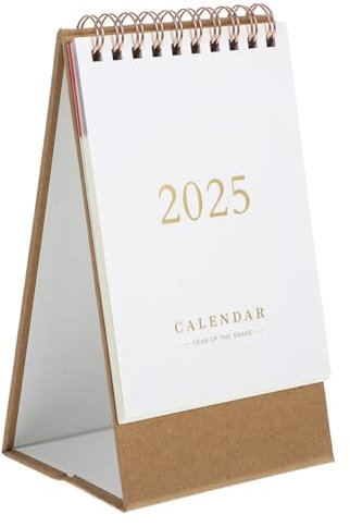 OFFSCH Kreativer Tischkalender Umgedrehter Tischkalender 2024 Spiralkalender Für Büro Und Zuhause Freistehender Desktop Kalender Mit Kreativen Designs Ideal Für Planung Und Organisation