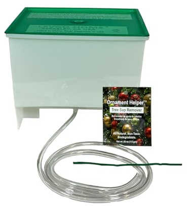 Automatic Christmas Tree Watering System, Evergreen Helper®, Reduce Needle Loss NO Dry Stand, 6QT+Sap Remover