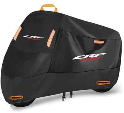 Aimazom Motorradüberzug Schutzabdeckung Für CRF125F CRF 125F Motorrad-Schutzhülle Den Außenbereich Wasserdicht Staubdicht Sonnenschutz(XL for 190cm)