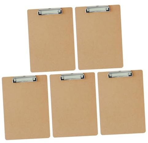NUOBESTY 5stücke Klemmbrett-aktenordner Multifunktions-klemmbrett Praktisches Akten-klemmbrett Schreibbrett Dokumentenklammer Papierakten-organizer Klemmbrett in Tragbar Und Praktisch