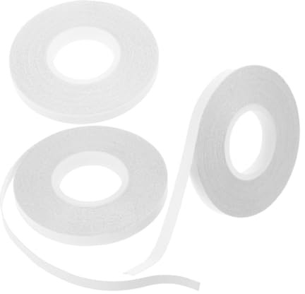 HOMSFOU 3stücke Temporäres Heftband Abwaschbares Band Wasserlösliches Klebeband Fixierband Für Stoffe Nähen Und Heimwerken Temporär Haftend Leicht Zu Entfernen Für Kleidung