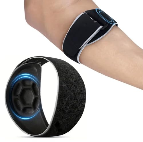 XFSRG Epikondylit armbågsbandage justerbart bandage med avtagbar kompressionskudde, lindrar tendinit och artrit för tennisgolf padel badminton och gym