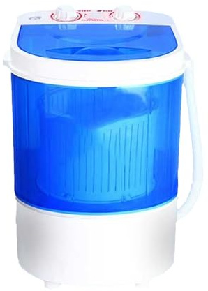 Ccarzzi Mini Waschmaschine Portable kleine Camping Waschmaschine mit Schleuder, 15-Minuten-Timerfunktion, Waschkapazität 1,8 l, für Wohnungen, Schlafsäle, Wohnmobile