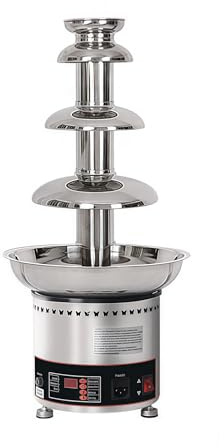 Chocolate Fountain Machine with Temperature Control and Dust Cover for Party and Wedding Buffets