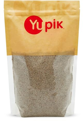 Yupik Raw White Chia Seeds, 2.2 lb (35.2 oz), Gluten-Free, Kosher, Vegan, Natural Seeds, Plant-Based Superfood, Rich in Fiber, Source of Omega-3, Ideal for Chia Pudding & Smoothies, Gels Easily
